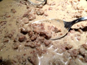 My Old Fashioned Sausage Gravy.