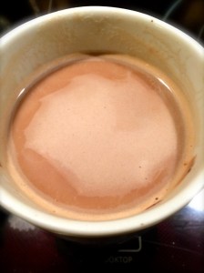 Rich and sweet Paleo hot chocolate
